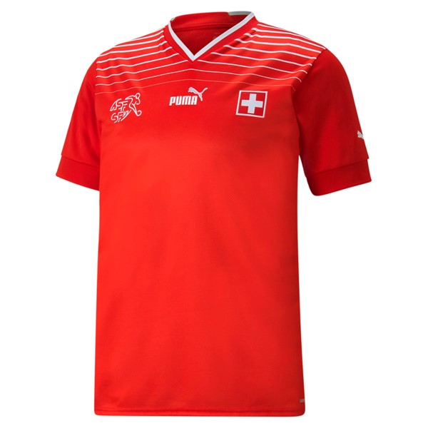 Camiseta Suiza 1ª 2022 Rojo